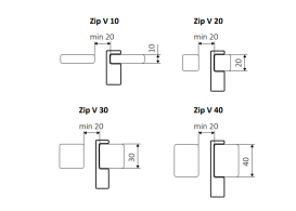Гачок для рушникосушарки TERMA ZIP V 10 мм хром WRWZIP009KCRO