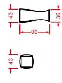 Гачок для ванної ArtCeram JAZZ одинарний білий глянсовий JZA013 01