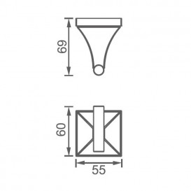 Крючок для ванной Devit Classic одинарный латунь хром 6080151