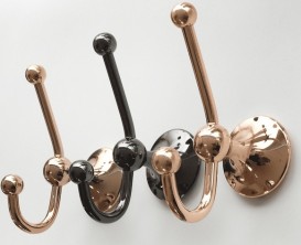 Крючок для ванной двойной Lineabeta Venessia латунь бронза 52938.35