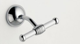 Крючок для ванной Flab Polo il Classico двойной металл хром 516 CHR