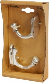 Крючок для ванной Haceka Vintage одинарный серебро 1170892