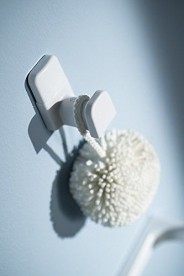 Крючок для ванной Haceka Yoly одинарный пластик белый 1137992