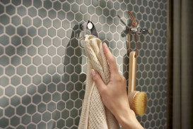 Крючок для ванной Hansgrohe AddStoris S одинарный металл хром 41762000