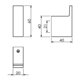 Крючок для ванной Kludi Vela C одинарный брашированная бронза PVD 31984N1