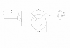 Крючок для ванной Kolo Lehnen Funktion двойной полированная поверхность L1125300