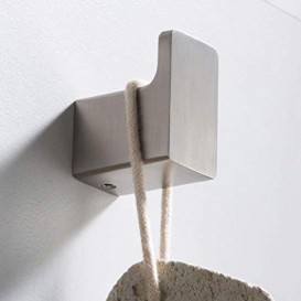 Крючок для ванной Kraus Stelios одинарный латунь сатин KEA-19901BN