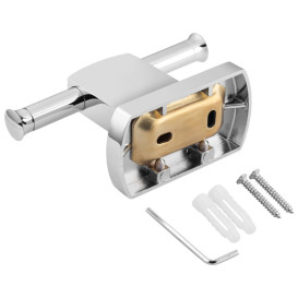 Крючок для ванной Kroner KRM Graz-C95601 двойной цинк хром CV035529