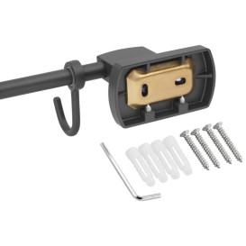 Гачок для ванної Kroner KRM Graz-GRP95618-4 з 4 гачками цинк графіт CV035534