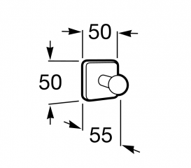 Крючок для ванной Roca Victoria хром A816650001