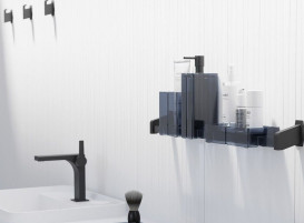 Крючок для ванной Sonia Luce одинарный латунь черный матовый 182497