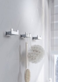 Гачок для ванної Sonia S-Cube подвійний латунь хром 166817