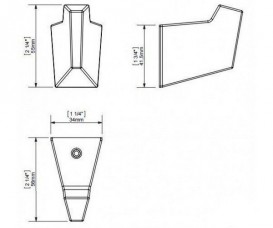 Крючок для ванной Sonia S2 одинарный латунь хром 156122