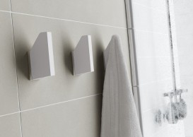 Гачок для ванної Sonia S4 одинарний штучний камінь білий 156351