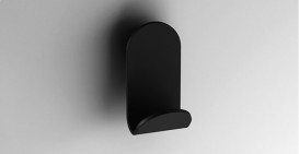 Крючок для ванной Sonia S5 одинарный нержавеющая сталь чёрный 176465