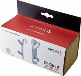 Гачок подвійний навісний для сушки для рушників Mario Hygge Family HF білий матовий 4820258984923