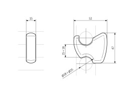 Гачок для рушникосушарки TERMA YO! червоний WRWYOY001SCZE
