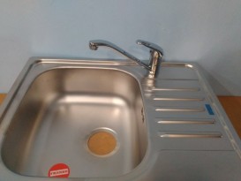 Кухонна мийка Franke Polar PXL 611-60 декор і змішувач Narew 35 Plus нержавіюча сталь 101.0444.100