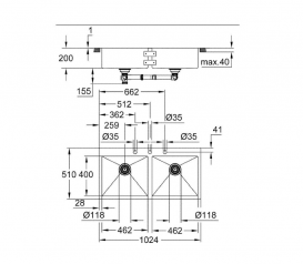Кухонна мийка Grohe K800 31585SD1