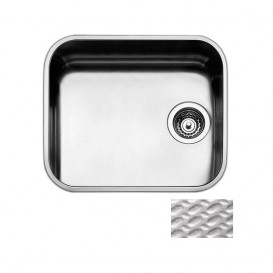 Кухонная мойка прямоугольная Apell Ferrara встраиваемая под столешницу с сифоном нержавеющая сталь Linen FE450UAC