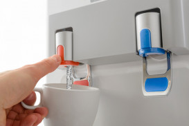 Кулер для води АВС V300 з компресорним охолодженням білий/сірий 120130001