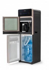 Кулер для воды HotFrost 350ANET Gold напольный с электронным охлаждением и нижней загрузкой черный/шампань 120235002