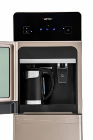 Кулер для воды HotFrost 350ANET Gold напольный с электронным охлаждением и нижней загрузкой черный/шампань 120235002