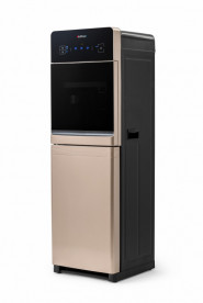 Кулер для воды HotFrost 350ANET Gold напольный с электронным охлаждением и нижней загрузкой черный/шампань 120235002