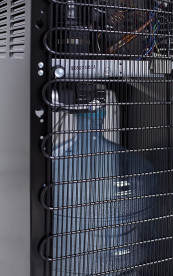 Кулер для води HotFrost 35AN підлоговий з компресорним охолодженням та нижнім завантаженням чорний/сріблястий 120103501