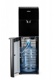 Кулер для воды HotFrost 450AMI Black напольный с компрессорным охлаждением и нижней загрузкой черный 120145002