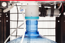 Кулер для воды HotFrost 45A Red напольный с компрессорным охлаждением и нижней загрузкой красный 120104502