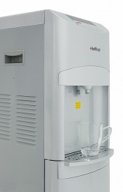 Кулер для воды HotFrost 45AS напольный с компрессорным охлаждением и нижней загрузкой серебристый 120104501