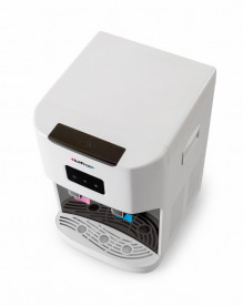 Кулер для воды HotFrost D115 Outside настольный с компрессорным охлаждением и выносной бутылью белый 110191002