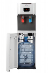 Кулер для воды HotFrost V115А напольный с компрессорным охлаждением и нижней загрузкой белый 120111503