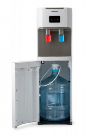 Кулер для воды HotFrost V115АE напольный с электронным охлаждением и нижней загрузкой белый 120211506