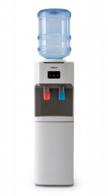 Кулер для води HotFrost V115B підлоговий з компресорним охолодженням та холодильником білий 120111502