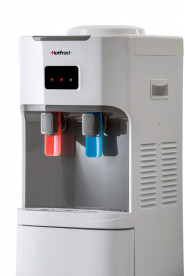 Кулер для води HotFrost V115B підлоговий з компресорним охолодженням та холодильником білий 120111502