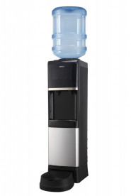 Кулер для воды HotFrost V1950 N напольный с компрессорным охлаждением серебристый/черный 120119501