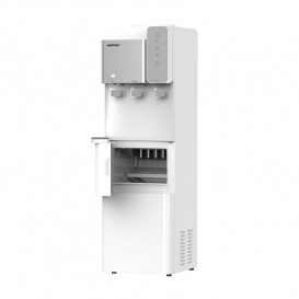 Кулер для воды HotFrost V25L напольный с компрессорным охлаждением и льдогенератором белый 120102501