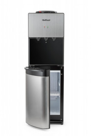 Кулер для води HotFrost V400BS підлоговий з компресорним охолодженням та холодильником сріблястий/чорний 120140002