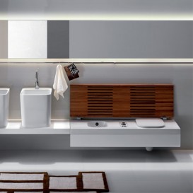 Лавочка під раковину Hatria G-FULL_complementi біла YXHA