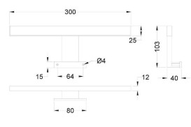 LED-підсвічування для меблів Аквародос Omega 4,5W хром АР000039888