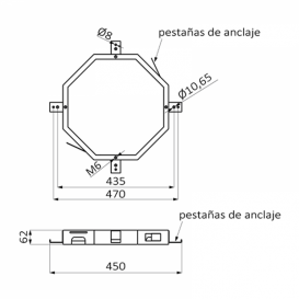 Лейка для верхнего душа GRB in Cool 38 см полированное золото 00080035