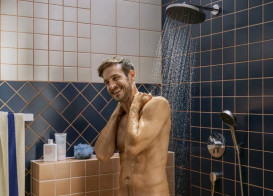 Лійка для верхнього душу Hansgrohe Activera S 240 1 режим EcoSmart+ чорний матовий 28057670