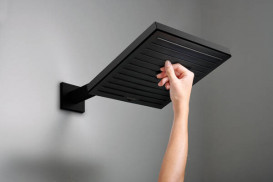 Лейка для верхнего душа Hansgrohe Pulsify E 260 1 режим матовый черный 24330670