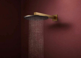 Лійка для верхнього душу Hansgrohe Raindance Alive S 300 1 режим EcoSmart бронза 24521140