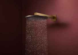 Лійка для верхнього душу Hansgrohe Raindance Alive S 300 1 режим EcoSmart бронза 24521140