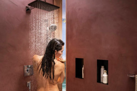 Лійка для верхнього душу Hansgrohe Raindance Alive Q 34х21 см 1 режим хром 24530000