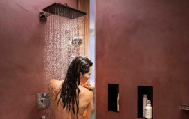 Лейка для верхнего душа Hansgrohe Raindance Alive Q 34х21 см 1 режим EcoSmart хром 24531000