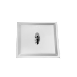 Лійка для верхнього душу Kroner Edelstahl Kubus-ESG704-25 250х250 мм нержавіюча сталь нікель CV022954